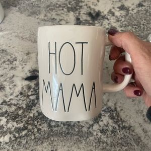Hot Mama Rae Dunn Mug - never seen a drop of coffee
